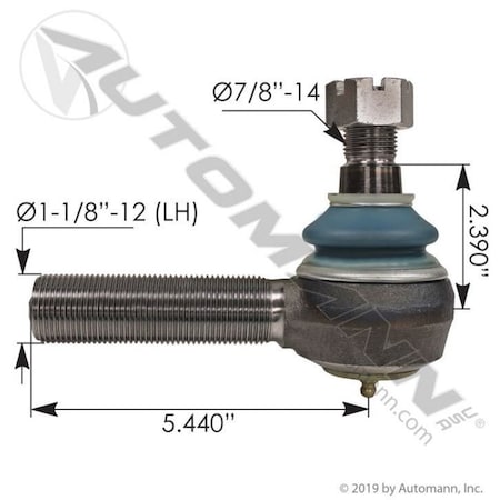 Automann TIE ROD END, 462.ES423L 462.ES423L